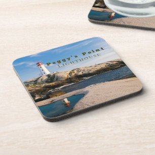 Peggy's Point Leuchtturm Atlantik Kanada Getränkeuntersetzer