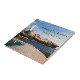 Peggys Point Lighthouse Atlantic Canada Fliese