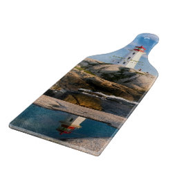 Peggys Point Lighthouse Atlantic Canada Schneidebrett