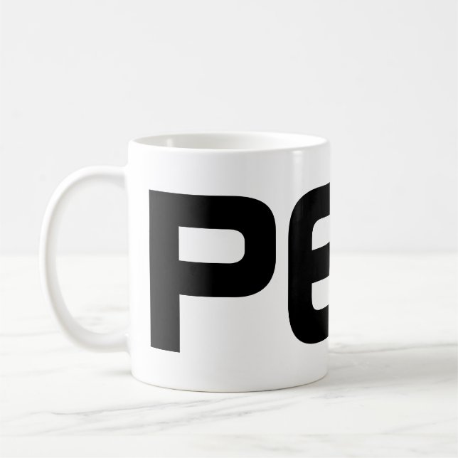 peh_onMug - PEH! Kaffeetasse (Links)