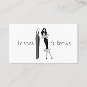 Peitschen und Brauen Visitenkarte
