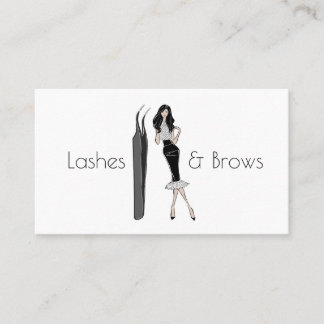 Peitschen und Brauen Visitenkarte