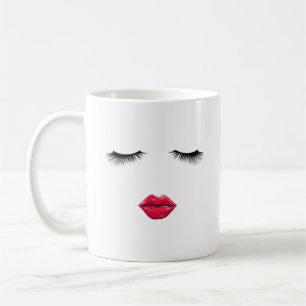 Peitschen und Lippenkaffee-Tasse Kaffeetasse