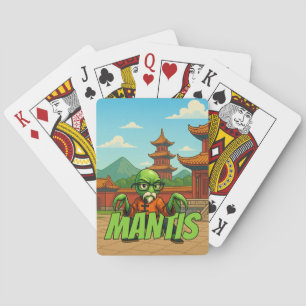 Peitschenhand der Gottesanbeterin Kung Fu Karten—P Spielkarten