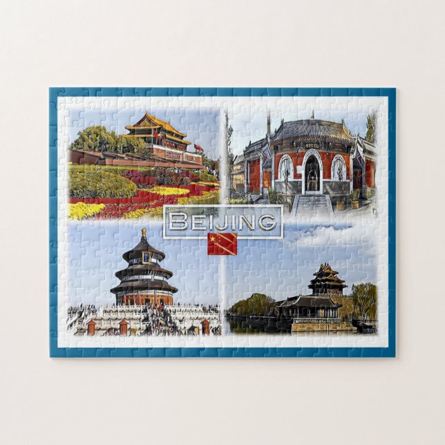 Pekin - China - Mosaik - Puzzle (Horizontal)