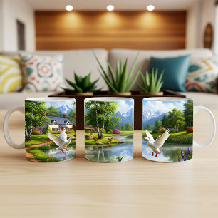 Pekin Ducks Design für digitale Tasse