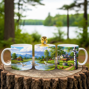 Pekin Ducks Design für digitale Tasse