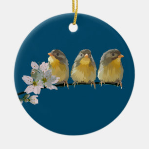 Pekin Robins Keramik Ornament