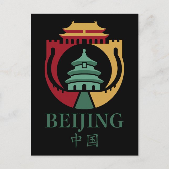 Peking China Asien Postkarte (Vorderseite)