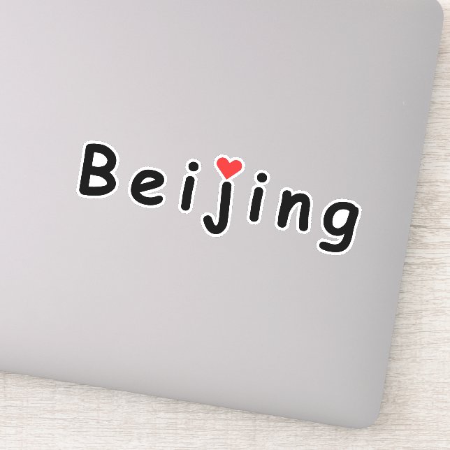 Peking-China Aufkleber (Detail)