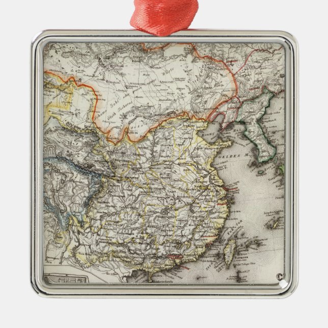 Peking, China Ornament Aus Metall (Vorne)