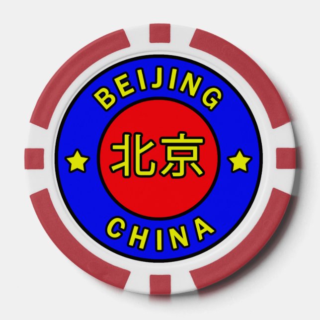 Peking-China Pokerchips (Vorderseite)