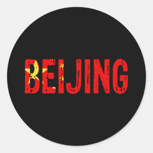 Peking-China Runder Aufkleber