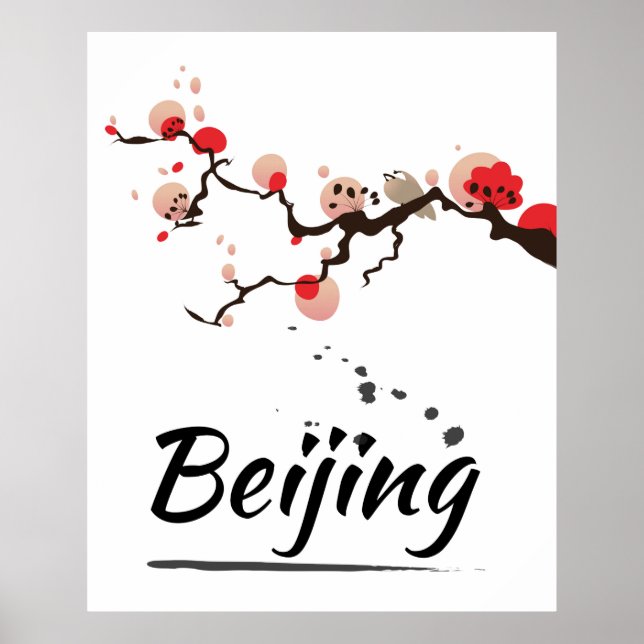 Peking China Vintage Poster (Vorne)