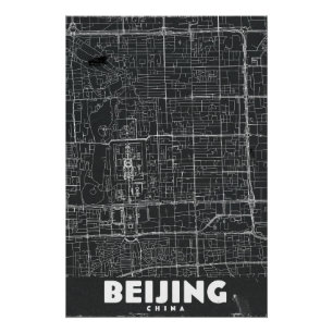 Peking China Vintage-Reisekarte Poster