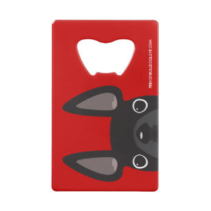 Peking French Bulldog Flasche Opener Card Geldbeutel Flaschenöffner