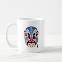 Peking Opera Kaffeemaschine Tasse