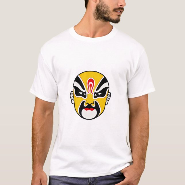 Peking Opera Yellow Face T-Shirt (Vorderseite)