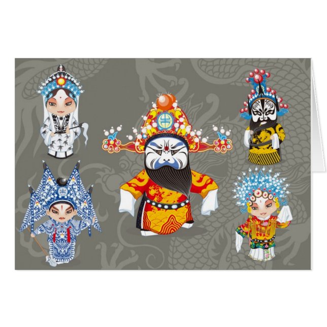 Peking-Opernrollen (Vorderseite (Horizontal))