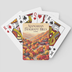 Peking Xiangshan Duftende Hügel China Spielkarten