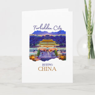 Pekinger Stadt Verbotene China Souvenir Männer Jun Karte