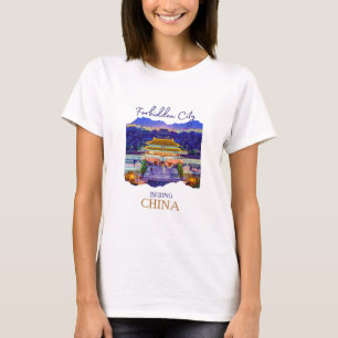 Pekinger Stadt Verbotene China Souvenir Männer Jun T-Shirt