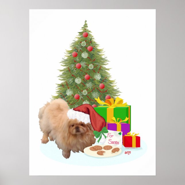 Pekinger Weihnachten Poster (Vorne)