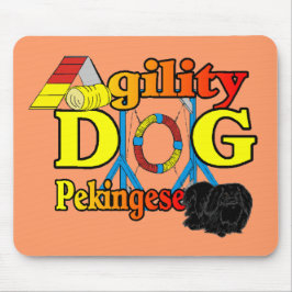Pekingese_Agility Geschenke Mousepad