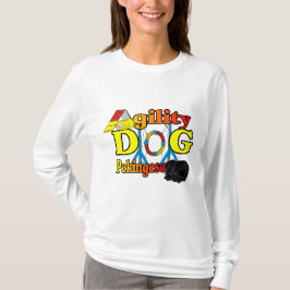 Pekingese_Agility Geschenke T-Shirt
