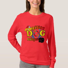 Pekingese_Agility Geschenke T-Shirt