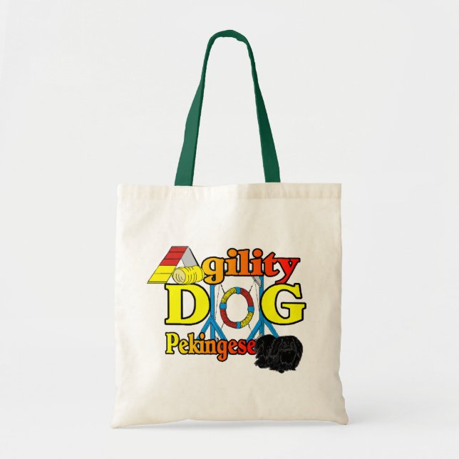 Pekingese_Agility Geschenke Tragetasche (Vorne)