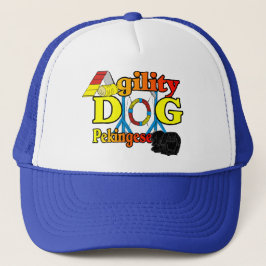 Pekingese_Agility Geschenke Truckerkappe