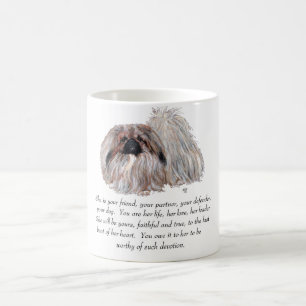 Pekingese Andenken - WEIBLICH Kaffeetasse