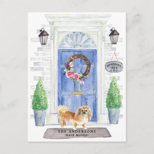 Pekingese Bewegungshinweis Postkarte