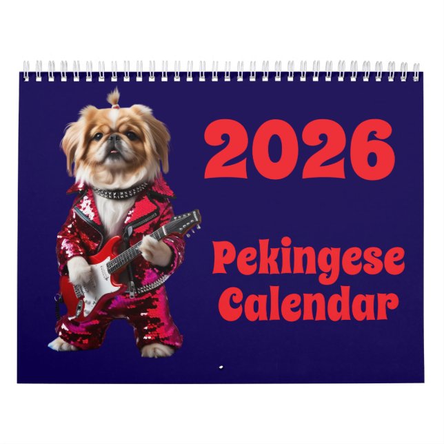 Pekingese Calendar Kalender (Titelbild)