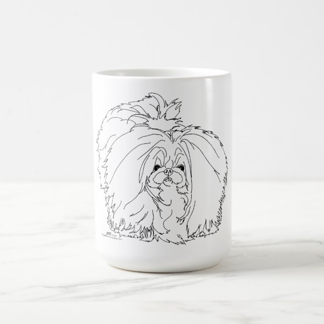 Pekingese Dog Kaffeetasse (Mittel)