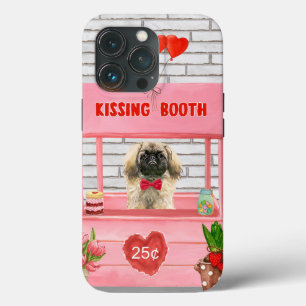 Pekingese Dog Valentine's Day Kissing Booth Case-Mate iPhone Hülle