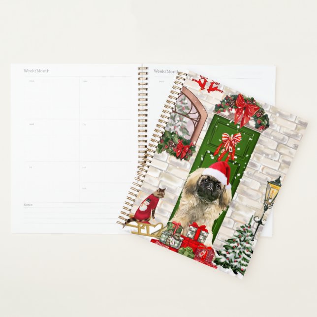 Pekingese Dog Weihnachtsgeschenk Tasche Planer (Anzeige)