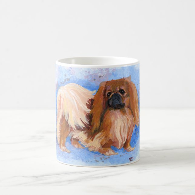 Pekingese Echt Blau Tasse (Mittel)
