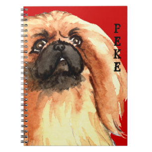 Pekingese Farbblock Notizblock