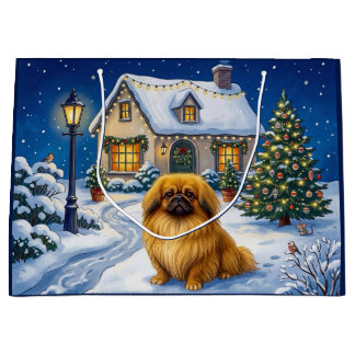Pekingese Ferien Große Geschenktüte