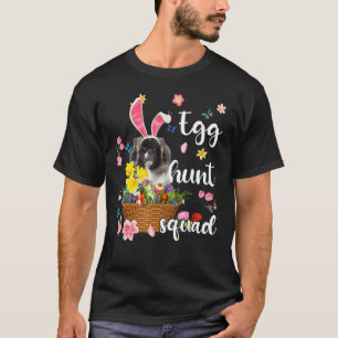 Pekingese Frohe Ostern Ostern Buntes Ei Jagd T-Shirt