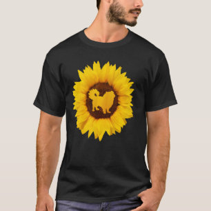 Pekingese für Frauen Pelchie Dog Sonnenblume Liebe T-Shirt