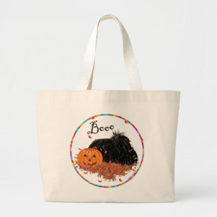 Pekingese Halloween Jumbo Stoffbeutel