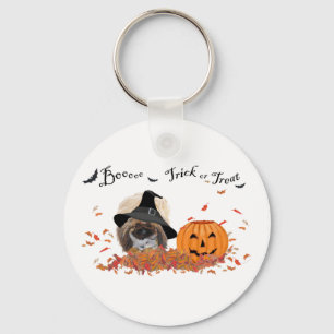 Pekingese Halloween Schlüsselanhänger