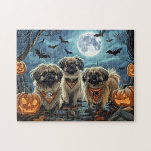 Pekingese Halloween Spooky Puzzle