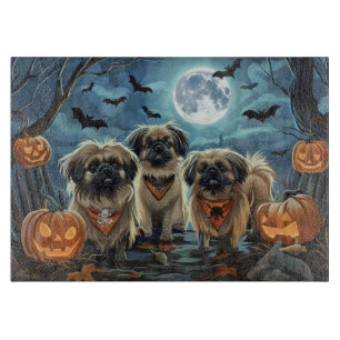 Pekingese Halloween Spooky Schneidebrett