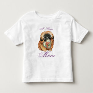 Pekingese Herzerkrankung Mama Kleinkind T-shirt