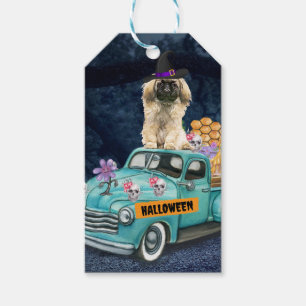 Pekingese Hund Halloween LKW Beängstigende Nacht Geschenkanhänger