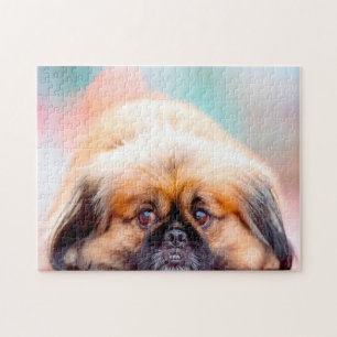 Pekingese Hund. Puzzle